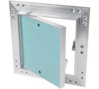 Vent Systems Panel de acceso de aluminio para paneles de yeso de 6 x 6 pulgadas, puerta de inspección cuadrada de metal empotrada para pared, techo, fontanería, sistema HVAC, uso en interiores para el