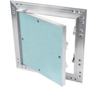 Vent Systems Panel de Acceso de Aluminio para Paneles de Yeso de 8" x 8" Pulgadas - Puerta de Inspección Cuadrada de Metal Empotrada para Pared, Techo, Fontanería, Sistema HVAC - Uso en Interiores