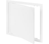 Vent Systems Panel de acceso para fontanería de plástico blanco de 400 x 400 mm, panel de acceso para placas de yeso/paneles de yeso para espacio de arrastre, cubierta de alambre de pared, puerta de
