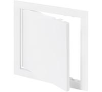 Vent Systems Tapa de revisión de plástico ABS de 200 x 200 mm - placas de yeso, paneles de yeso y yeso - cubierta blanca - Puerta de revisión de caja eléctrica - Puerta de servicio para casa, garaje