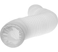 Vent Systems Tubo flessibile in PVC Ø 100 mm Lunghezza 6 m con filo di acciaio Tubi d'aria flessibili per ventilazione Condotti d'aria flessibili per riscaldamento, raffreddamento e ventilazione