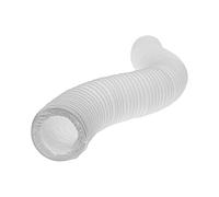 Vent Systems Tubo flessibile in PVC Ø 80 mm Lunghezza 6 m con filo di acciaio Tubi d'aria flessibili per ventilazione Condotti d'aria flessibili per riscaldamento, raffreddamento e ventilazione