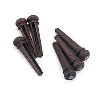 Venta al por mayor 6 PCS Palisandro Guitarra Puente Clavos Cadena Pins con Perla Verde Shell Dot