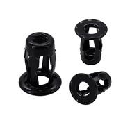 Venta al por mayor M4 M5 M6 forma de pétalo remache tuerca tornillo Kit expansión Metal Panel matrícula coche abrazadera bloqueo Jack Nuts(Nut Only(Black),M4x20(50Pcs))