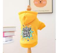 Venta directa de fábrica y estilos de invierno para perros y gatos, incluyendo ropa con la paloma de la paz y suéteres explosivos (suéter con trasero explosivo, mediano)