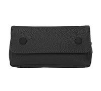 Venta loca Bolsa de Estuche para Pipa de Tabaco, Bolsa de Soporte de Tabaco de Cuero de PU portátil Bolsa de Almacenamiento Impermeable (Negro)