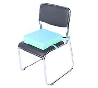 Venta Loca Cojín Elevador, cojín Elevador Infantil Silla de Comedor Ajustable para Elevador para niños para bebé(Frente Azul)