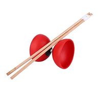 Venta Loca Diabolo Triple Bearing, ABS Triple Bearing Diabolo Set 4 Colores 5.71 * 4.72 * 4.72 Diabolo Bearing, para Principiantes, Interior y Exterior, Jugadores intermedios(Red)
