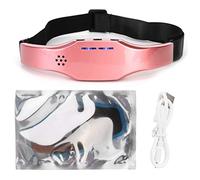 Venta loca Masajeador de Ojos, Dispositivo de Masaje de Cabeza Migraña Inteligente inalámbrica para aliviar el insomnio del sueño(Rosado)