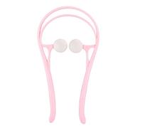 Venta loca Masajeador de Rodillo, Rodillo de Mano de Cuello Rosa Resistente, cómodo y Duradero, Hombro para Cuello(New U-Shaped Pink Box)