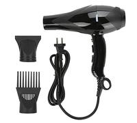 Venta loca Secador de cabello termostático de iones negativos, secador de cabello profesional de 3000 vatios y secador negro