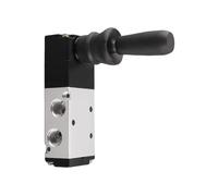 Venta loca Válvula neumática de Control Manual, válvula de Palanca Manual de 5 Puertos y 3 Posiciones 0~0.8Mpa(4H230-08)