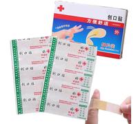 Venta transpirable para heridas, vendajes flexibles impermeables,Strips de vendaje impermeable adhesivo | 50/100 Condado flexible de tela flexible, aderezo de protección para calcomanías suministros d