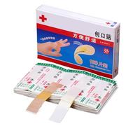 Venta transpirable para heridas, vendajes flexibles impermeables, Tiras de aderezo de vendaje adhesivo, Calcomanías de protección de tela flexible de 50/100, suministros de cuidado de heridas