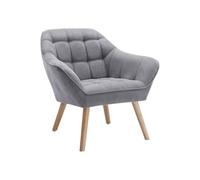 Venta-Unica - SillÛn de Tela Gris Caserta