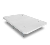 Ventadecolchones - Base Tapizada Drago Reforzada con Aireadores | Color 3D Blanco | con 6 Patas de 27 cm | Medida de 105x200 cm