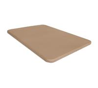 Ventadecolchones - Base Tapizada Modelo Drago con Sistema Antiruido Sin Patas 3D Beige Medida 80 x 190 cm