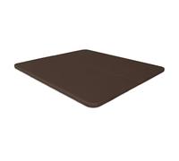 Ventadecolchones - Base Tapizada Modelo Drago con Sistema Antiruido Sin Patas 3D Wengué Medida 200 x 200 cm (2 uds. 100 x 200 + uniones)