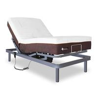 Ventadecolchones - Cama Articulada Reforzada Adaptator + Colchón viscoelástico Visco 5 y Mando con Cable Medida 90 x 180 cm