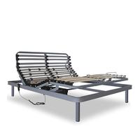 Ventadecolchones - Cama Articulada Reforzada con Motor eléctrico 135 x 190 cm Mando inalámbrico - Incluye Subida y Montaje