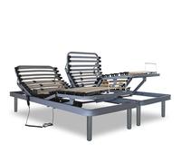 Ventadecolchones - Cama Articulada Reforzada con Motor eléctrico 180 x 190 cm (2 unds 90 x 190 cm + unión) Mando inalámbrico - Incluye Subida y Montaje