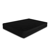 Ventadecolchones - Cama para Perro Viscoelástica Desenfundable - Grande: 120 x 75 cm - Loneta Premium Negro - 7 cm de Espuma