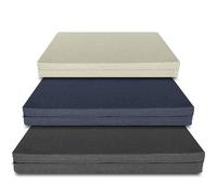 Ventadecolchones - Cama para Perro Viscoelástica Desenfundable - Mediana: 90 x 60 cm - Loneta Antimanchas Impermeable Colorida - 7 cm de Espuma