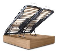 Ventadecolchones - Canapé Abatible de Madera Articulado Gran Capacidad con Mando Inalámbrico + App Móvil - Color Cambrian - 200 x 200 cm - 2 Unidades (100x200cm)