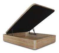 Ventadecolchones - Canapé Abatible de Madera Cambrian - Gran Capacidad - Grosor del cajón 30 mm - Tapa Transpirable - 150 x 200 cm