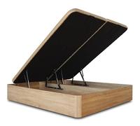 Ventadecolchones - Canapé Abatible de Madera Cambrian - Gran Capacidad Incluye Subida y Montaje - Grosor del cajón 30 mm - Tapa Transpirable - 160 x 190 cm (2 uds. 80x190cm)