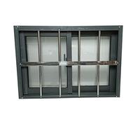 Ventana Abatible For Sótano, Reemplazo De Ventana De Casa, A Prueba De Viento, Reducción De Ruido, Con Reja De Seguridad Y Mosquitero,Baños, Gallineros(50x60cm/19.7x23.6in)