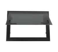 Ventana abatible para caravana, ventana lateral, ventana de autocaravana, ventana plegable, ventana exterior de empuje con persiana enrollable integrada y mosquitera para caravanas Van Camper (B-500 x