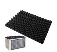 Ventana AC Cushion de, aire acondicionado almohadilla de,Cojín magnético extraíble - Reductor de ruido, cubierta de lluvia de CA para dejar de caer el sonido