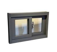Ventana Ancha de cobertizo Horizontal Ventanas del sótano corredizo hogar de reemplazo pequeño de Seguridad de Vidrio cerrable concesión móvil para Servir para el Garaje de Pollo de baño Garaje