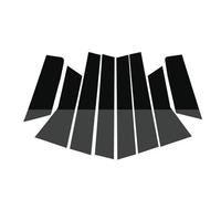 Ventana B Pilar Pegatinas Compatible Con Chery Para Tiggo 5X Pro 2017 2018 2019 2020 8 Piezas Molduras Ventanas Coche Pegatinas Columnas BC Estilo Pulido Postes Pilares