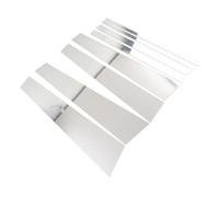 Ventana B Pilar Pegatinas Compatible Con Pilot Para Ridgeline 2016 2017 2018 2019 2020 2021 2022 Kit Molduras Para Pilar Puerta Ventana Decoración Exterior Adhesivo(Silver)