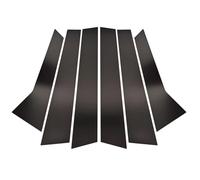 Ventana B Pilar Pegatinas Compatible Con Porsche Para Macan 2014-2022 Color Negro Brillante Ventana Puerta Columna Pilar BC Cubierta Poste Embellecedor Pegatinas Decorativas