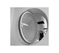 Ventana Cobertizo Vidrio Pivotante Giratorio 360°, Ventana Circular Blanca Tipo Ojo Buey Casas, Ventana Decorativa Redonda Ático Que Se Abre Baño Sala Estar(80cm/31.5in)