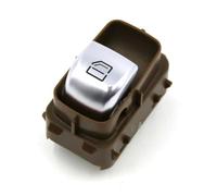 Ventana Coche Interruptor Tapa Botón Para Mercedes Para Benz E63 CLS350 C63 E200 W213 Botón Interruptor Control Elevalunas Eléctrico Pasajero Delantero Trasero Derecho 2229050309(Marrón)