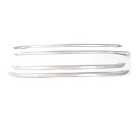 Ventana Coche Tira Protectora Juego de molduras acero inoxidable para puertas de coche ventanas y vidrios, para Jeep para Wrangler JL 2018-2022 JL00139 JL00140(4 Door)