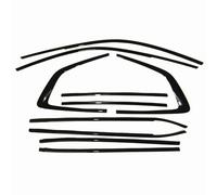 ventana coche tira sellado Embellecedor de tira para ventana exterior de coche para G01 X3 2018-2024, burlete de acero inoxidable, sello decorativo