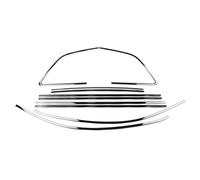 ventana coche tira sellado Embellecedor decorativo para ventana de coche, tira de sellado, burlete protector para Q7 2017 2018 2019 2020 2021 2022 2023