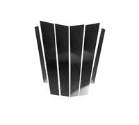 ventana coche tira sellado Embellecedor pilar B ventana Para Serie 3 E90 2005-2012 decoración apariencia carbono tira sellado central puerta exterior adhesivo