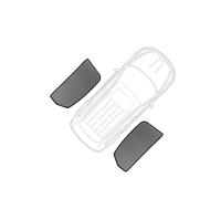 Ventana Coches Sombrilla Para Toyota Para RAV4 2019-2022 Para RAV 4 Coche Magnético Parasol Visera Marco Parabrisas Delantero Y Trasero Cortina Parasol Ventana Lateral Parasol Para Coche(2PCS Rear Win