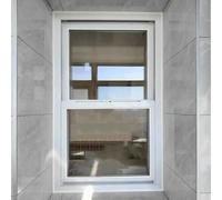 Ventana Corredera De Aluminio De Una Sola Hoja, Ventanas Verticales De Repuesto Con Vidrio Templado, Para Sótano, Baño, Gallinero(50x90cm/19.7x35.4in)