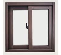 Ventana corredera de aluminio para sótano, ventana de repuesto vertical con pantalla para cobertizo, gallinero, casa móvil y renovación del hogar