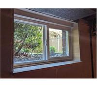Ventana corrediza de aluminio blanco de 76 x 40 cm, ideal para cobertizos de sótano, fácil de instalar, perfecta para ventilación, opciones disponibles de 50 a 20 pulgadas