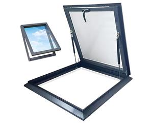 Ventana de acceso al techo de aleación de aluminio para un fácil acceso al ático, construcción duradera para una luz y ventilación óptimas, perfecto para renovaciones del hogar