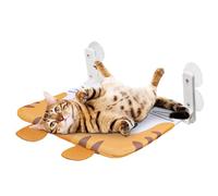 Ventana de Cama para Gatos con Ventosa, Hamaca con Ventosa de Dibujos Animados, diseño Seguro inalámbrico, estantes de Seguridad para Gatos para Ventana de Vidrio, Puerta de Vidrio y Otras