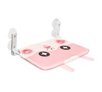 Ventana de cama para gatos con ventosa, hamaca de percha de gato de dibujos animados, estantes plegables de seguridad para puerta de vidrio, ventana de vidrio y otras superficies limpias